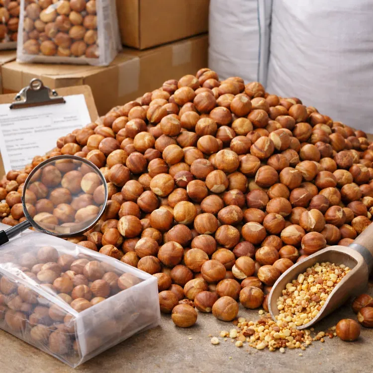 Natural Hazelnut Kernels illustration